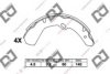 DJ PARTS BS1106 Brake Shoe Set